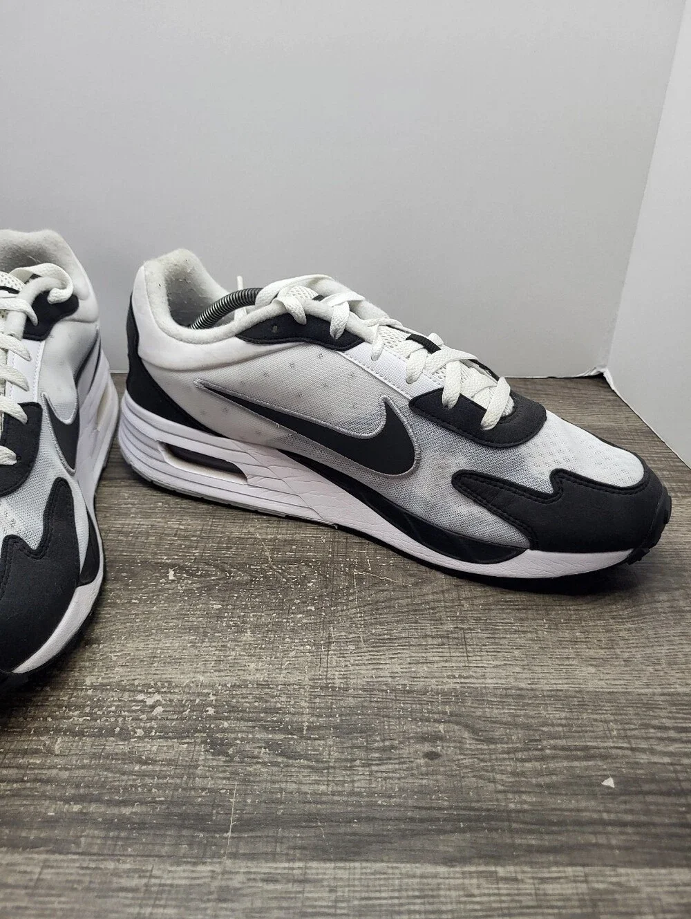 Nike Air Max Solo White/Black Panda Mesh Low Top Shoes Sneakers Men's Size 12